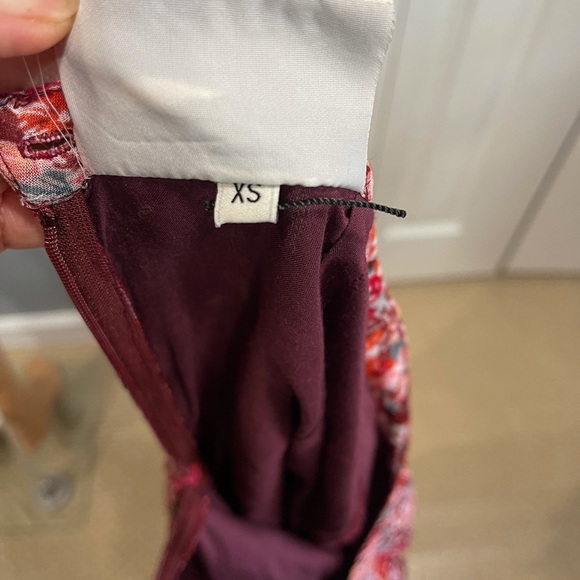 Cecilie Copenhagen Gaby Floral Print Midi Skirt In Red - Picture 8 of 10